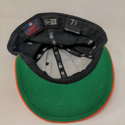 New Era Men's Fitted Hat Multicolor 7 3/8 Embroidered Florida Marlins Logo MLB