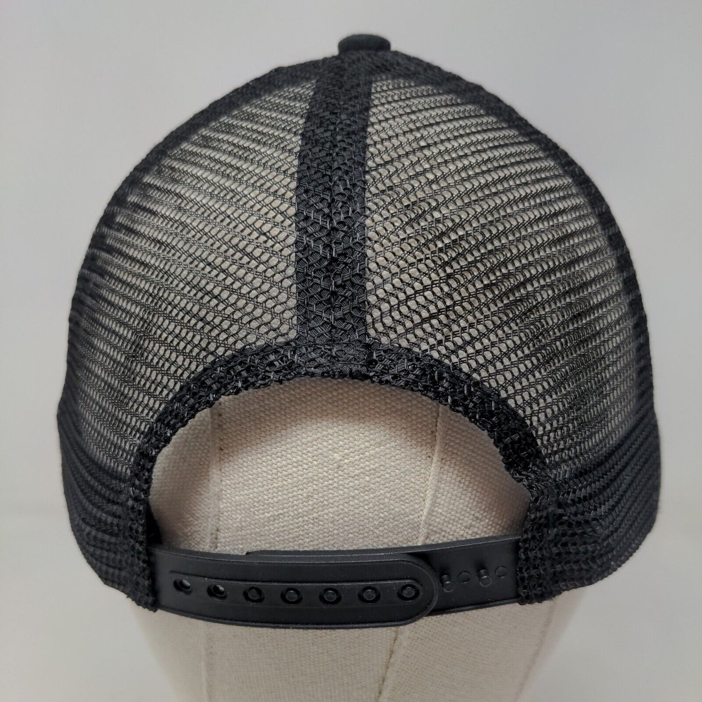 Fanatics Men's Snapback Mesh Back Hat Black Size OSFA Embroidered Logo