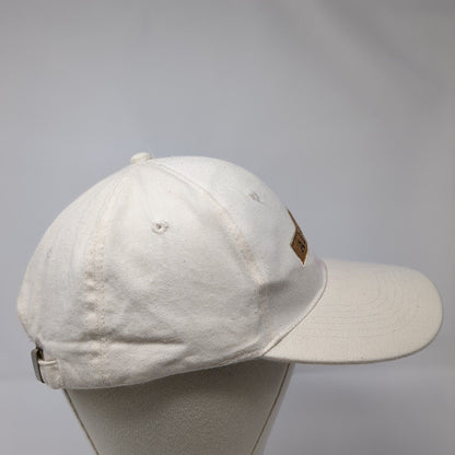 Alaska Slideback Hat Cream OSFA Adjustable Embroidered Solid 6 Panel