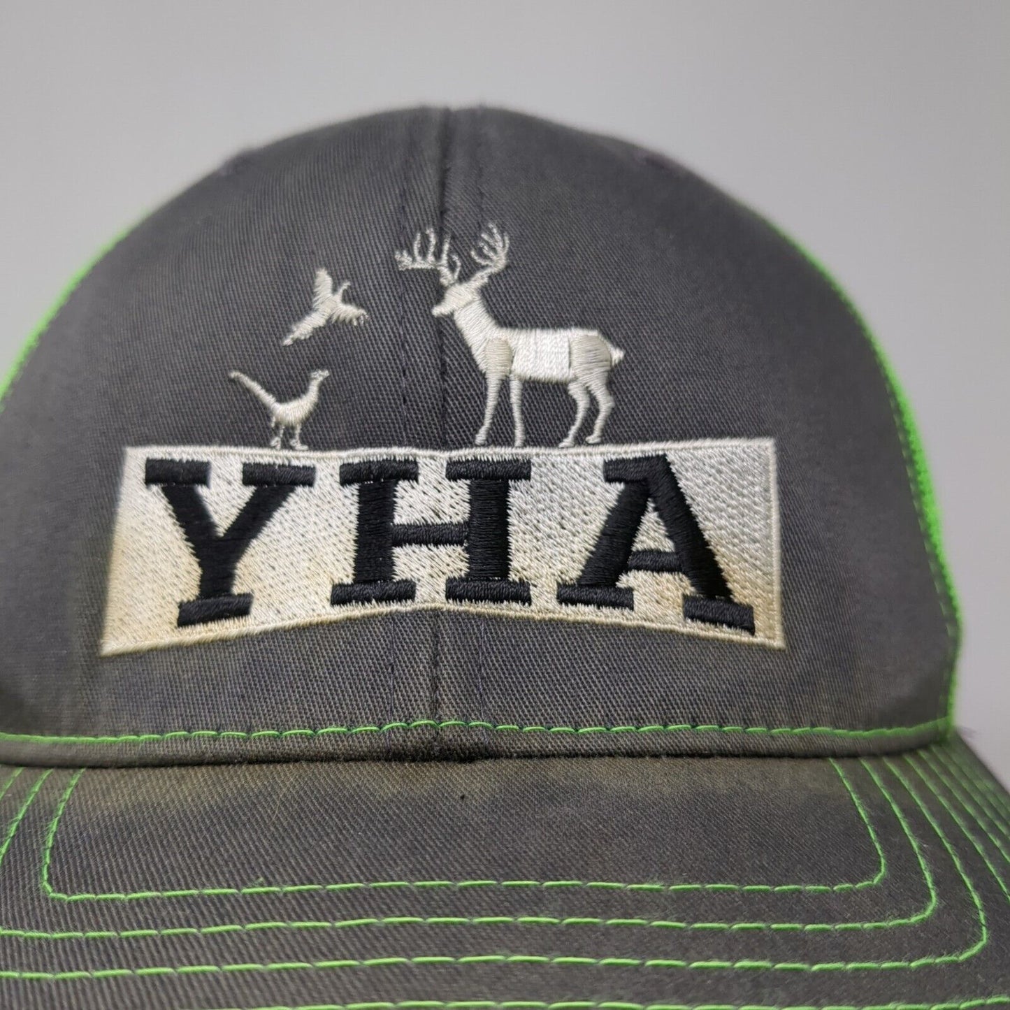 YHA Snapback Mesh Back Trucker Hat Multicolor One Size Richardson
