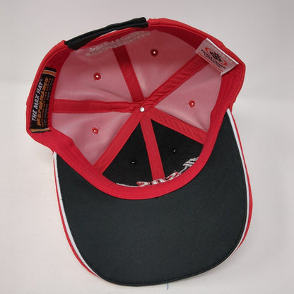 SOS Strapback Hat Multi One Size Adjustable Colorblock Triple Crown