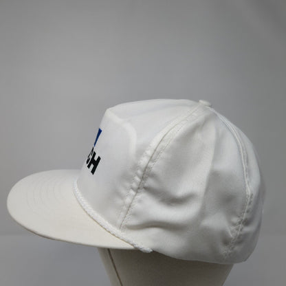 Koch Snapback Rope Hat White One Size Adjustable Embroidered Outdoor