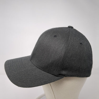 Sigler Idaho Fitted Hat Gray S-M Embroidered Totaline Flexfit Yupoong