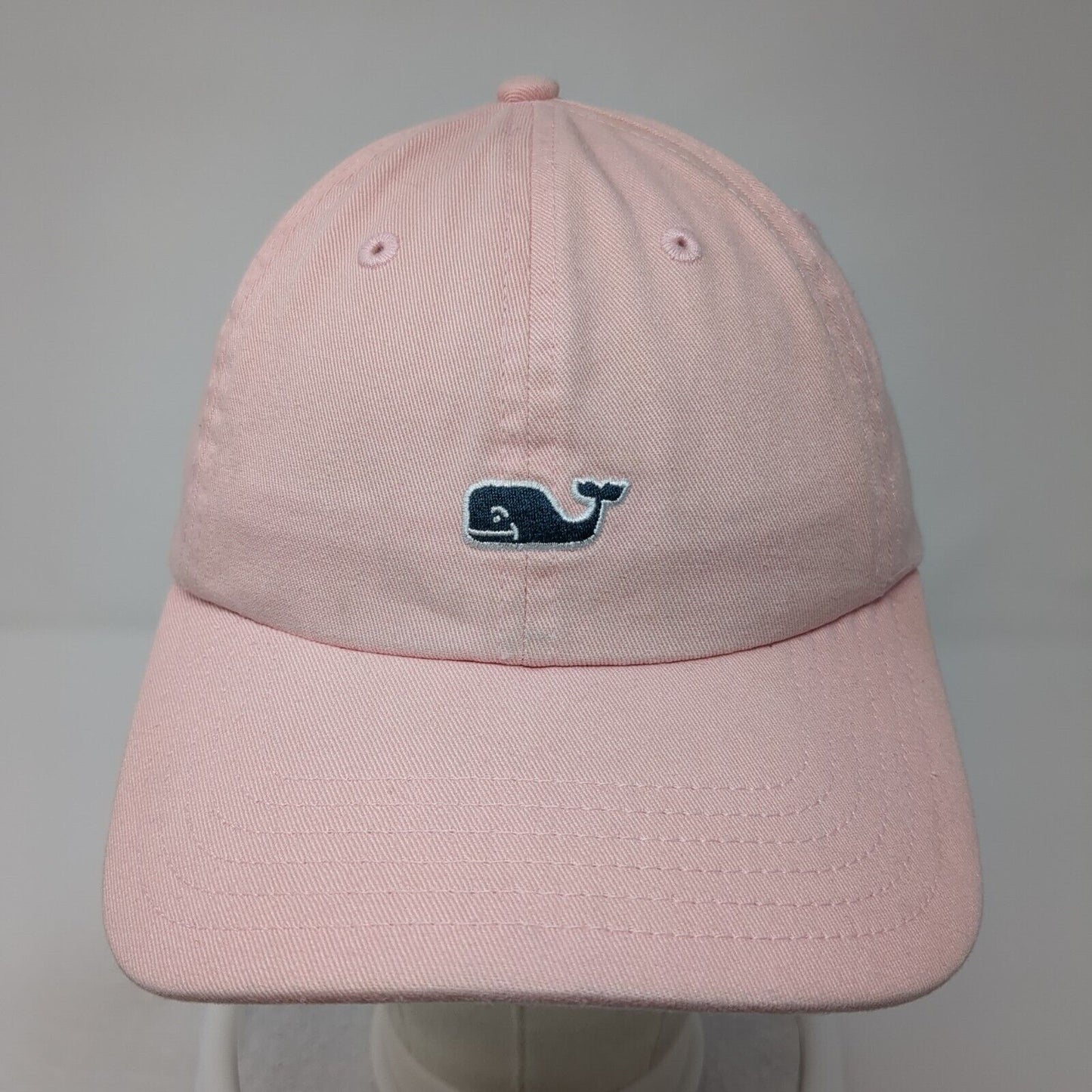 Vineyard Vines Whale Slideback Hat Pink One Size Adjustable 6 Panel