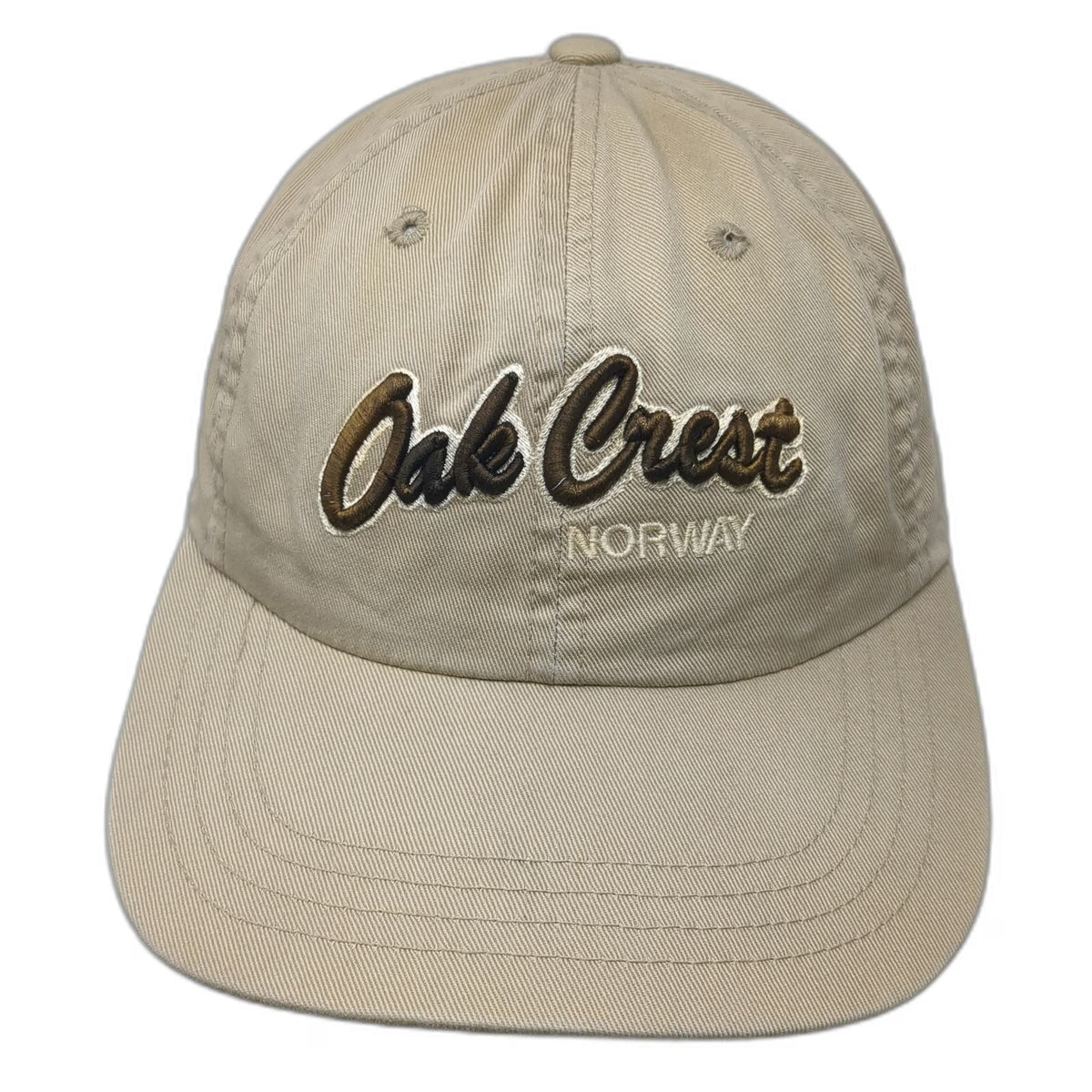 Imperial Baseball Cap Beige One Size Oak Crest Norway Hat Adjustable Cotton