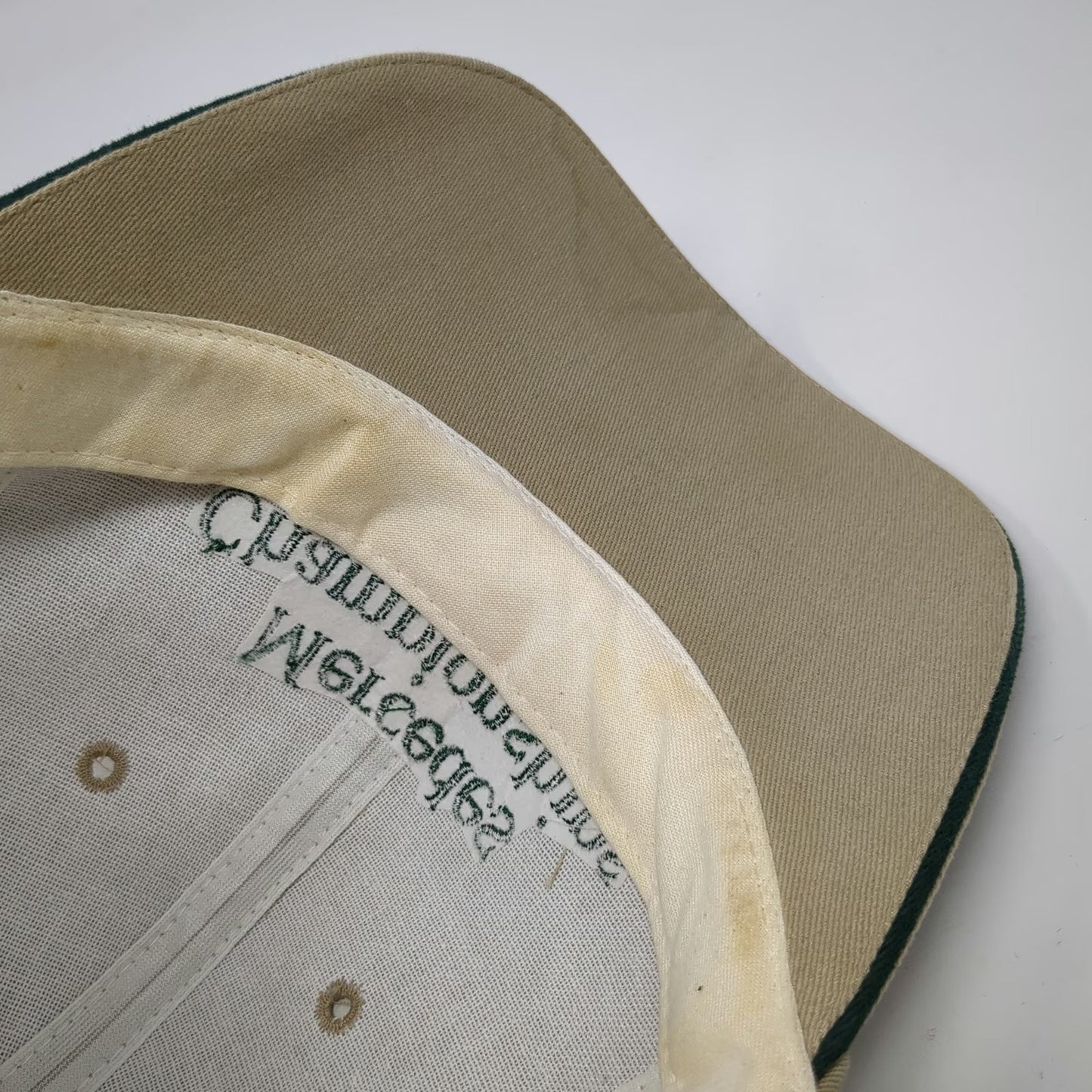 Texace Mercedes Championships Baseball Cap Beige Green One Size Made in USA Hat