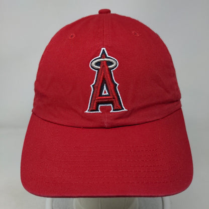 Anaheim Angels Slideback Hat Red OSFM Embroidered Logo New Era MLB