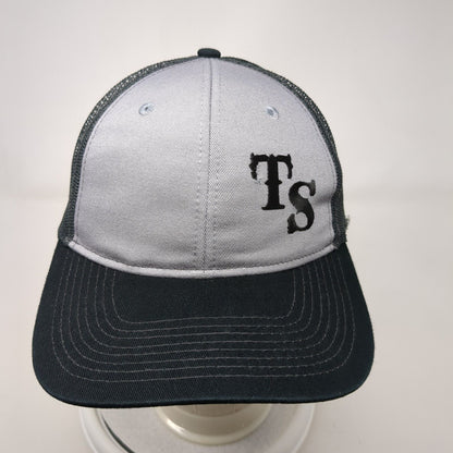 TS Tango Saloon Snapback Trucker Hat Gray One Size Mesh Back Port Authority