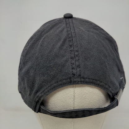 STA FLA Slideback Hat Black One Size Solid Embroidered Big Accessories