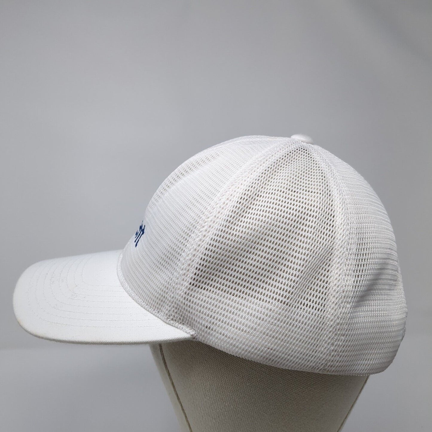 Okta Talent Snapback Trucker Hat White One Size Adjustable The Classics Yupoong