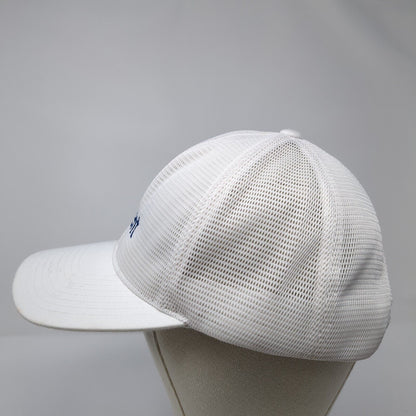 Okta Talent Snapback Trucker Hat White One Size Adjustable The Classics Yupoong