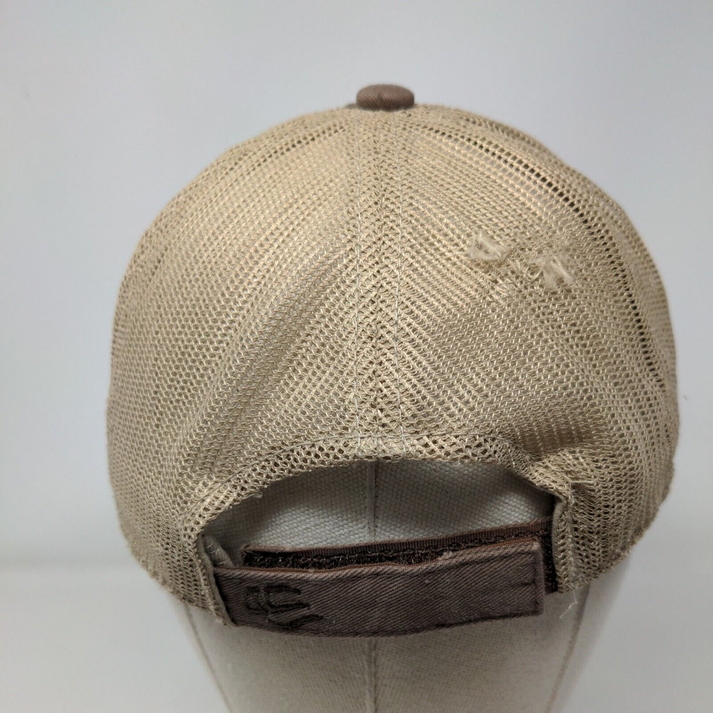 Delta Wings & Whitetails Strapback Mesh Back Trucker Hat Brown OSFM