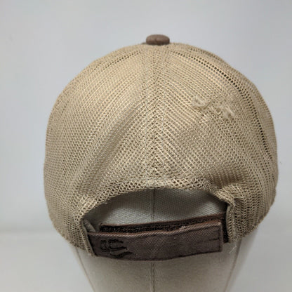 Delta Wings & Whitetails Strapback Mesh Back Trucker Hat Brown OSFM