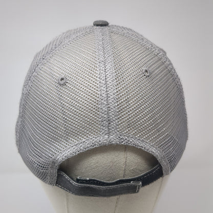 Lakeview Basketball Strapback Trucker Hat Gray One Size Mesh Back HG