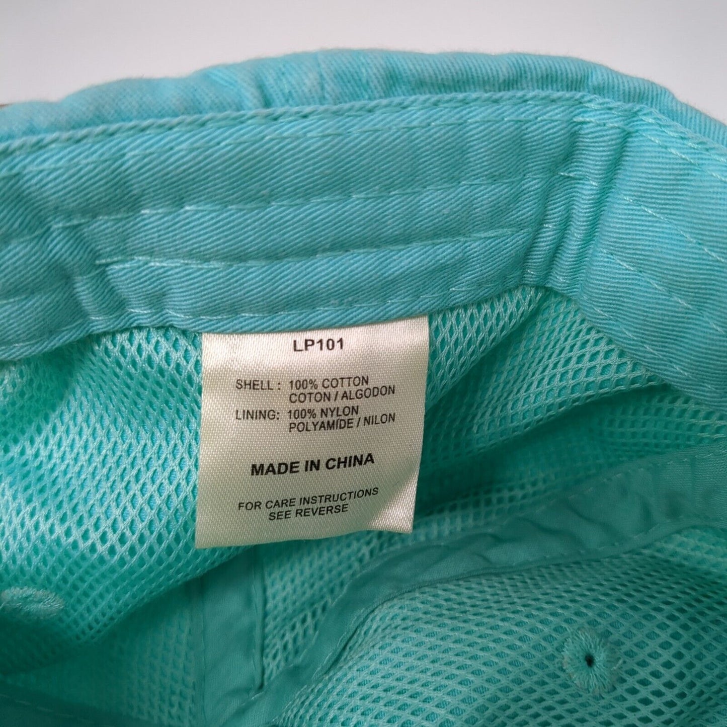 Monogram Slideback Hat Blue One Size Adjustable Embroidered 6 Panel Adams