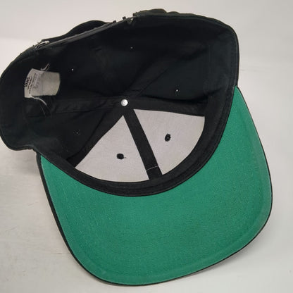 Vans Snapback Black One Size Fresh Daily Patch Green Underbrim Baseball Hat