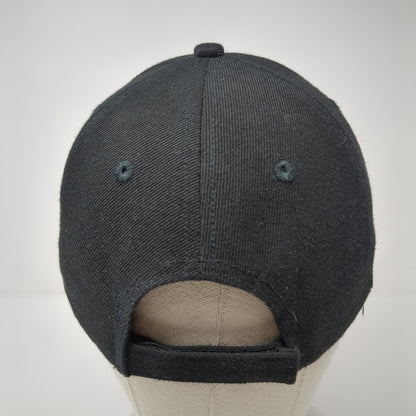 Tires Plus Strapback Hat Black Embroidered Logo Adjustable One Size