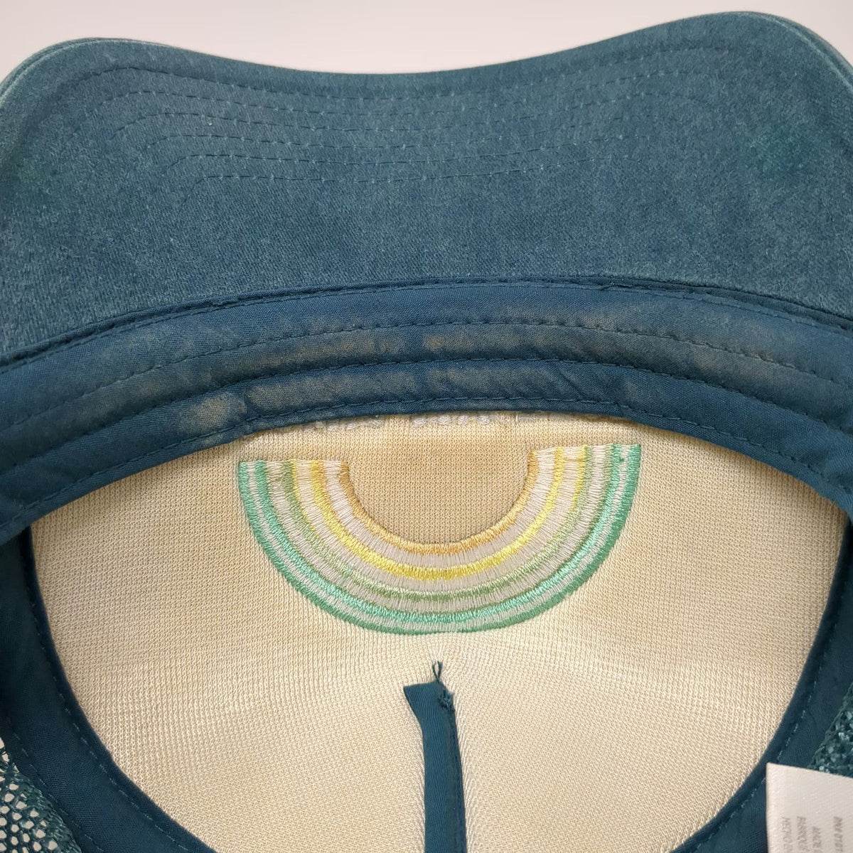 Mighty Fine Trucker Hat Blue One Size Rainbow Doing My Best Mesh Back Snapback