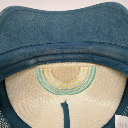 Mighty Fine Trucker Hat Blue One Size Rainbow Doing My Best Mesh Back Snapback