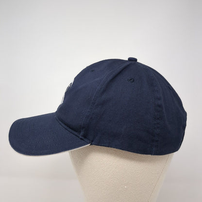 Quake City Caps Slideback Baseball Cap Blue One Size Adjustable Embroidered