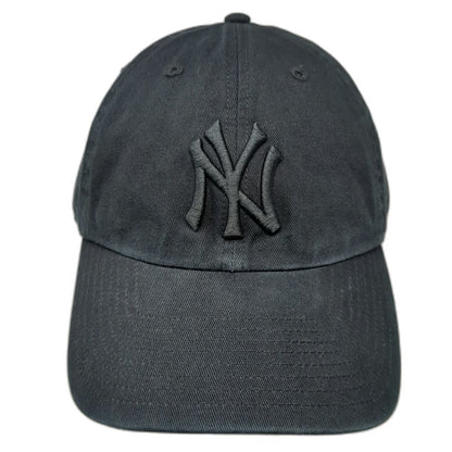 47 Brand New York Yankees MLB Baseball Cap Black One Size Tonal Logo Strapback