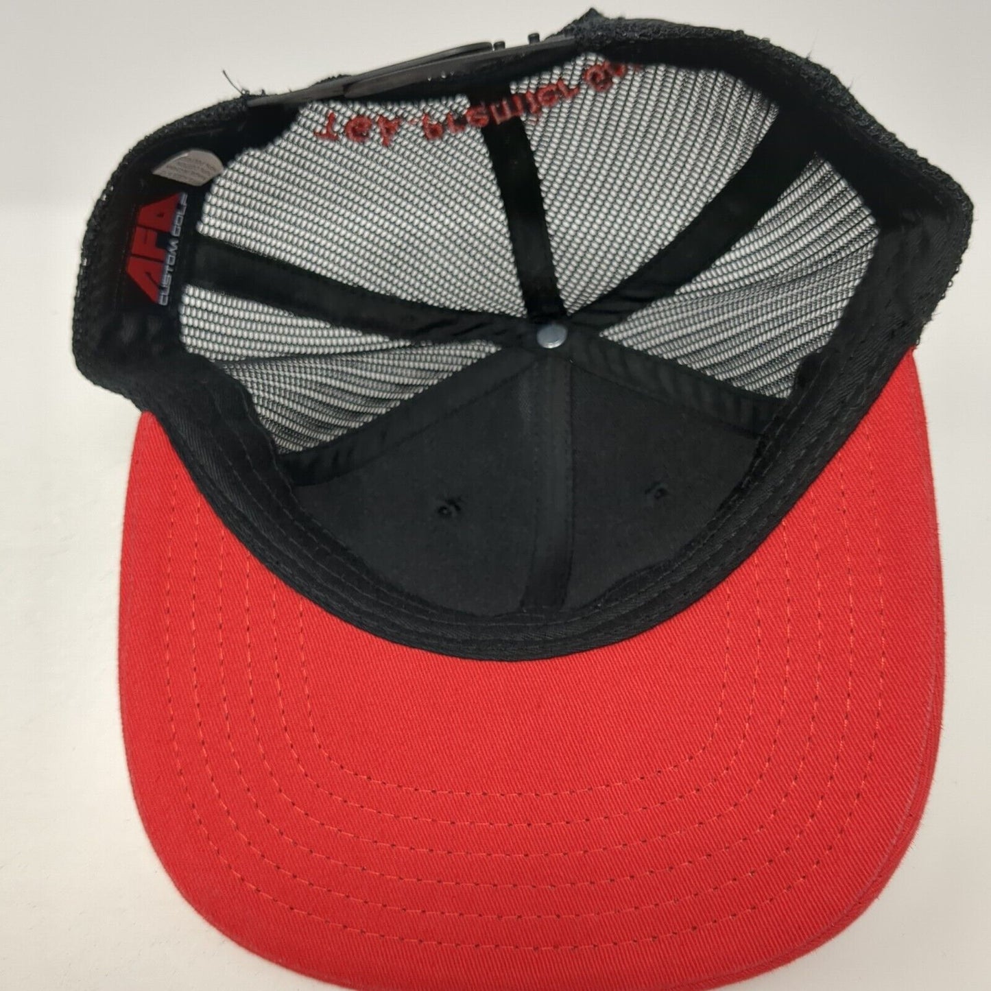 TGA Premier Golf Snapback Trucker Hat Black One Size Mesh Back Outdoor