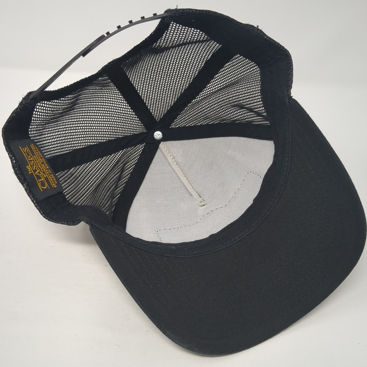MC Storm Services Trucker Hat Black One Size Adjustable 6 Panel Mesh Back