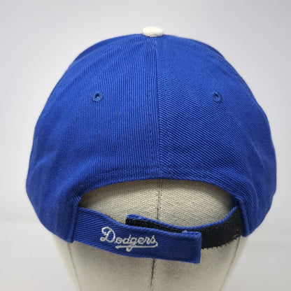 MLB Los Angeles Dodgers T.E.I. Baseball Cap Blue OSFM Strapback Gray Brim Hat