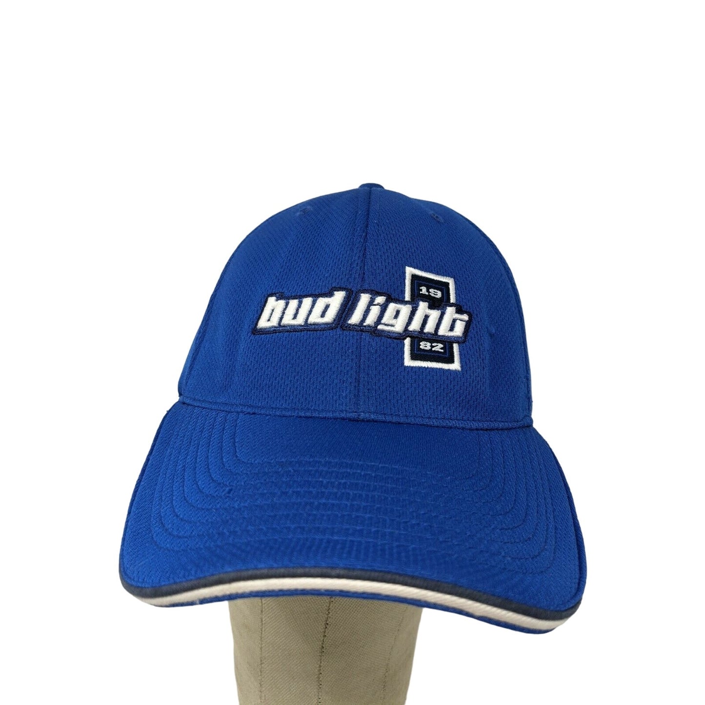 Bud Light 2004 Hat Embroidered Spell Out Blue Anheurser-Busch