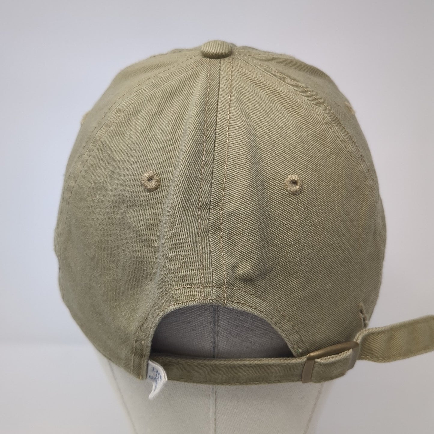 Life Is Good Slideback Baseball Cap Brown OS Adjustable Embroidered 6 Panel