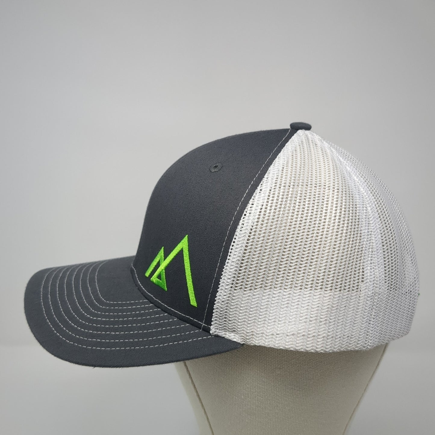 Empire Snapback Trucker Hat Gray One Size Adjustable Mesh Back Name Brand