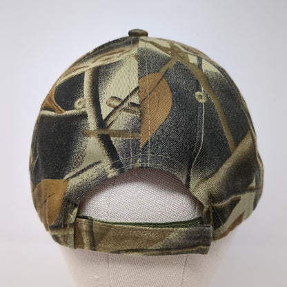Army Strapback Hat Camouflage One Size Adjustable Embroidered Eagle Crest
