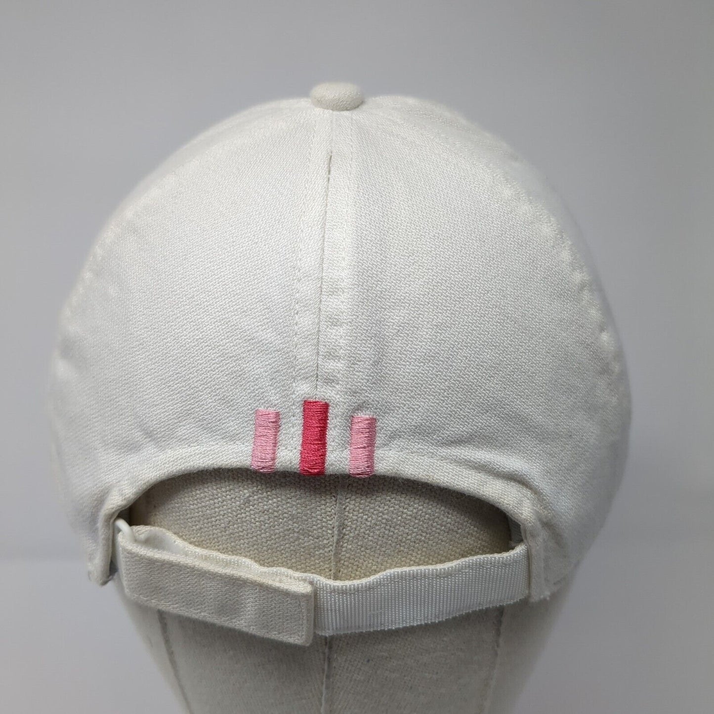 Adidas Climalite Strapback Hat White One Size Adjustable Embroidered Cotton