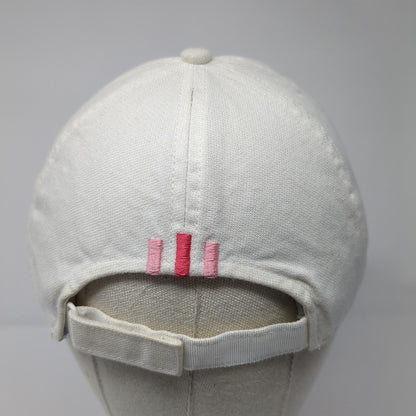Adidas Climalite Strapback Hat White One Size Adjustable Embroidered Cotton