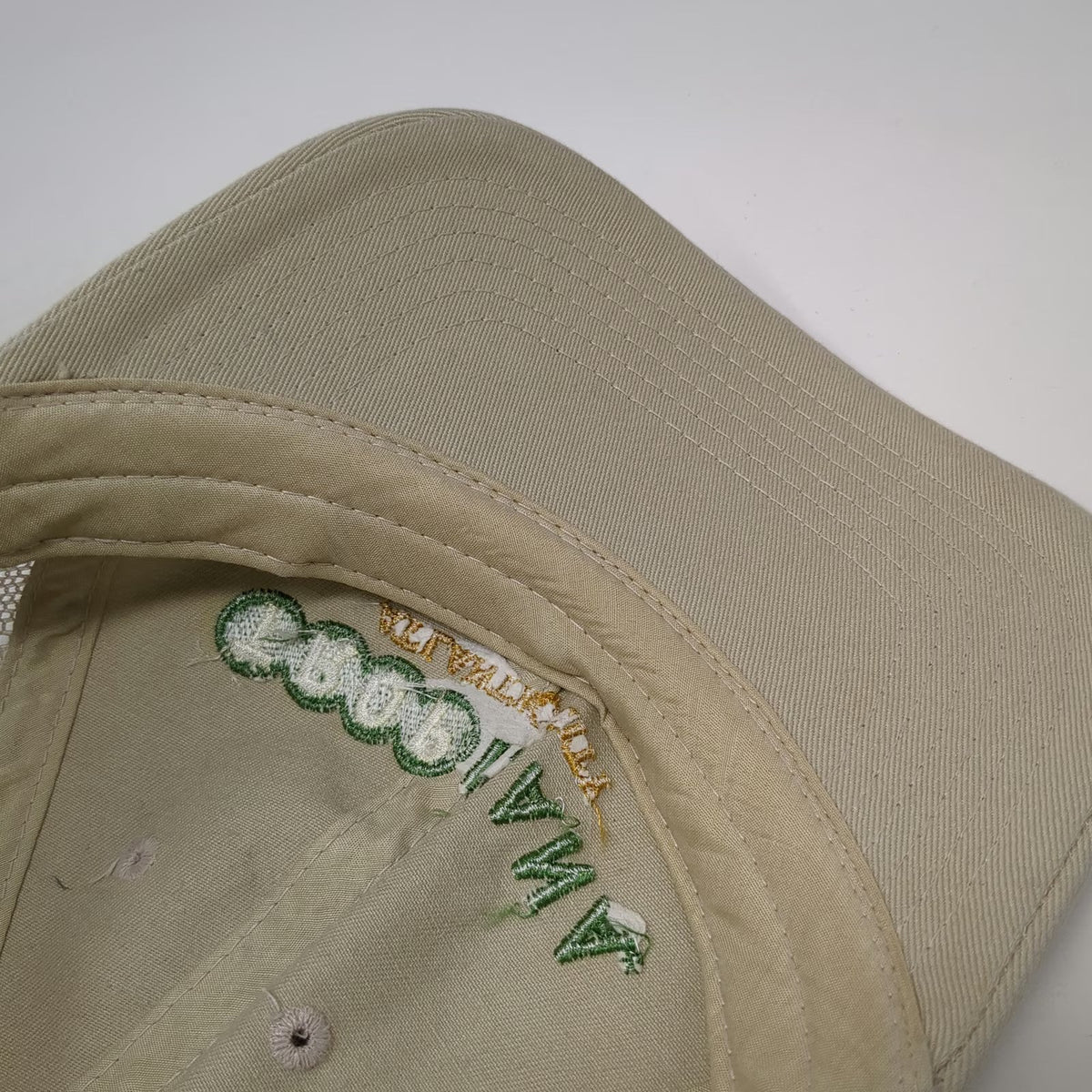 Quake City Caps Baseball Cap Beige One Size Tropicana Atlantic City Mesh Hat