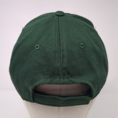 Lew Harris Safaris Strapback Baseball Cap Green One Size Adjustable Embroidered