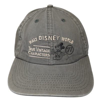 Walt Disney World True Vintage Characters Mickey Mouse Baseball Cap Brown OS