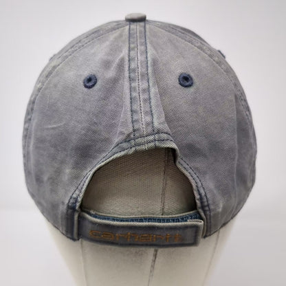 Carhartt Gray Brown Baseball Cap One Size Adjustable Strapback Logo Patch Hat