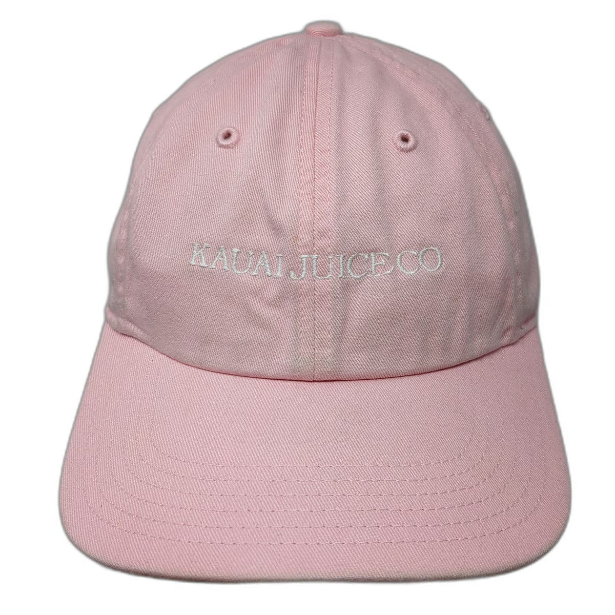Richardson Baseball Cap Pink S Kauai Juice Co Slideback Cotton Flower Logo Hat