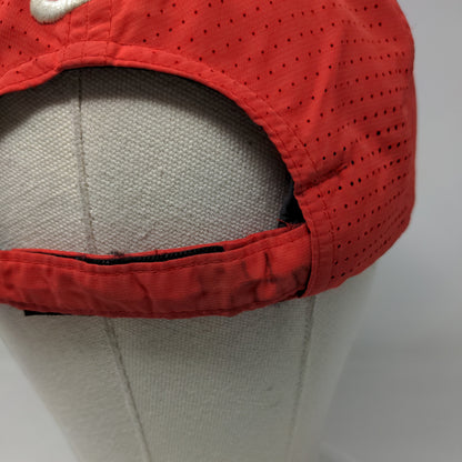 Clinton Arrows Nike Golf Strapback Hat Red Embroidered Logo Adjustable