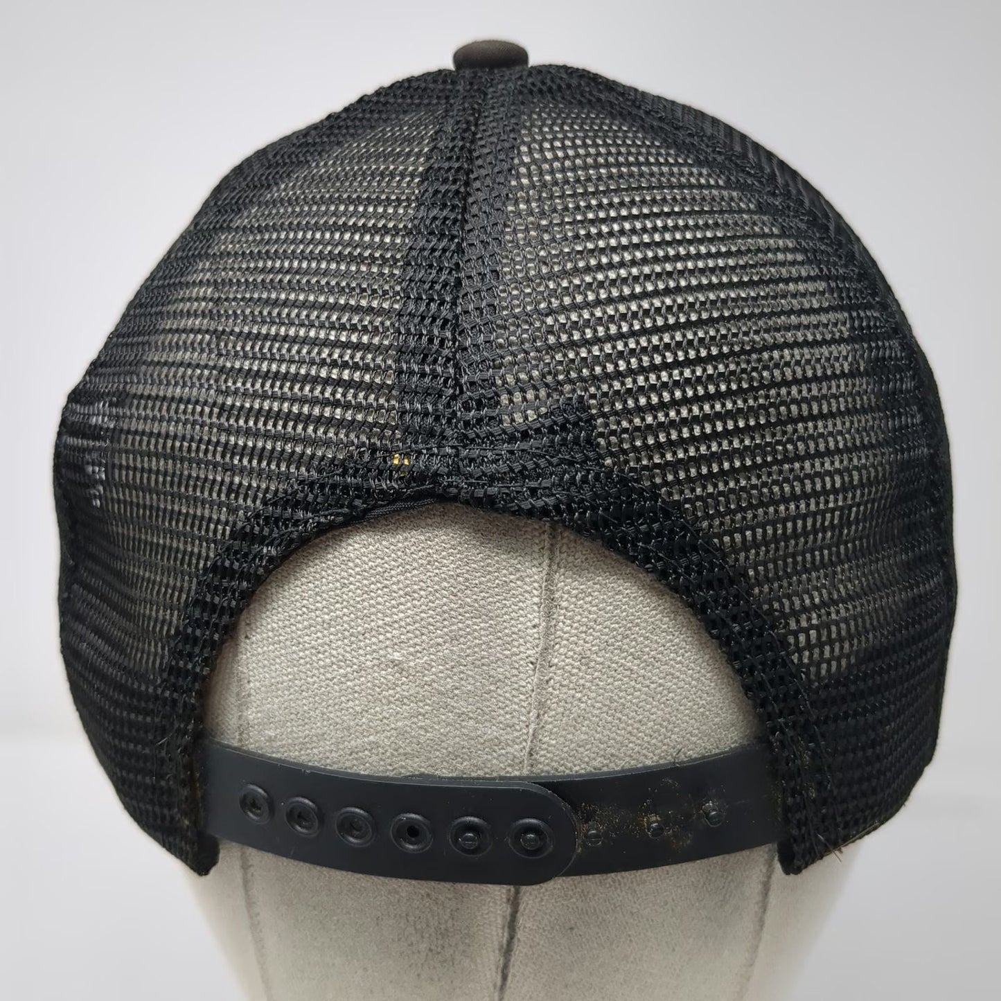 Black Trucker Hat Badminton Patch Snapback Mesh Green Underbrim Sport Vintage