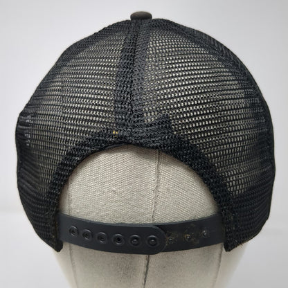 Black Trucker Hat Badminton Patch Snapback Mesh Green Underbrim Sport Vintage