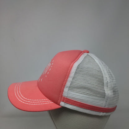 Tropical Things ROXY Snapback Trucker Hat Pink One Size Adjustable Mesh Back