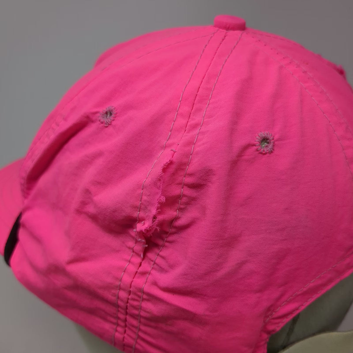Hot Tuna 5 Panel Pink Strapback Hat Australia Rope Fish Logo Surf USA Vintage