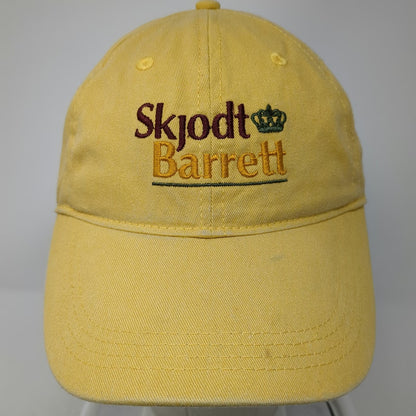 Authentic Pigment Skjodt Barrett Checkered Flag Yellow Baseball Cap One Size Hat