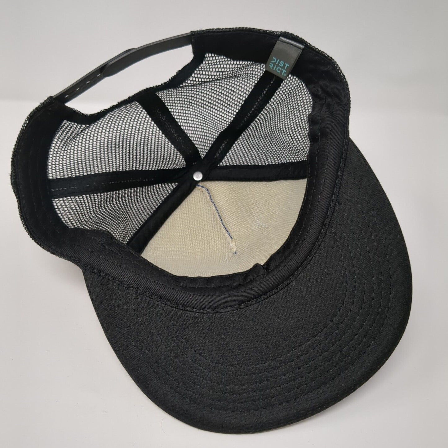 Y Camp Snapback Trucker Hat Multicolor One Size Adjustable Mesh Back District