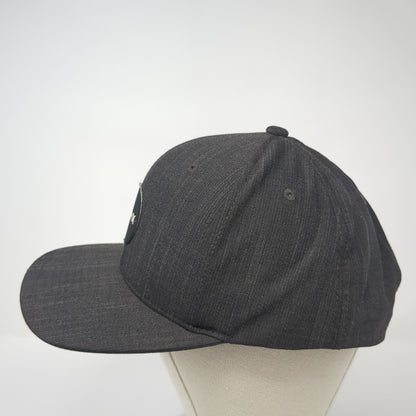 Hurley Snapback Hat Black One Size Adjustable 6 Panel The Classics Yupoong