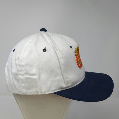 Young An Snapback Hat White 65th Anniversary Puffin 1937-2002 Cotton Vintage