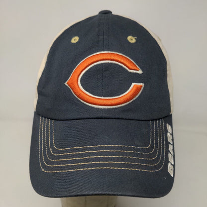 NFL Team Apparel Men's Slideback Hat Blue Time OS Embroidered Chicago Bears Logo