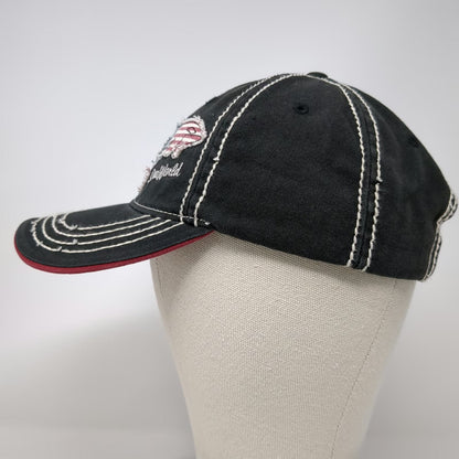 SeaWorld Baseball Cap Black One Size American Flag Orca Contrast Stitch Hat